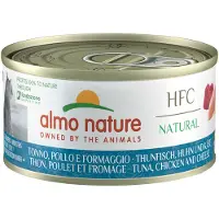 Almo nature Økonomipakke HFC Natural 24 x 70 g - Tun, kylling og ost