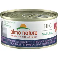 Almo nature Økonomipakke HFC Natural 24 x 70 g - Tun, kylling og skinke