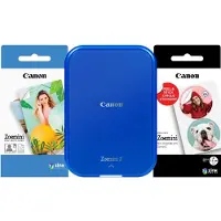 Canon Zoemini 2 - Printer - farve - zink - 50.8 x 76.2 mm - 313 x 500 dpi - op til 0.83 min./side (mono) / op til 0.83 min./side (farve) - kapacitet: 10 ark - Bluetooth 5.0 - marineblå