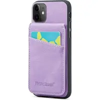 Mtp Products iPhone 11 Fierre Shann Dækket Hybrid Cover med Kortholder og Stand - Lilla