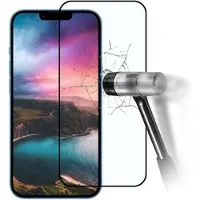 Mtp Products iPhone 14 Pro Rurihai Full Cover Hærdet Glas - Sort Kant
