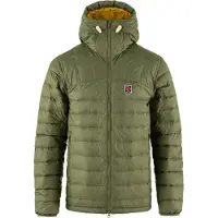 Fjall Raven - Vandretøj - Expedition Pack Down Hoodie M Green Mustard Yellow til Unisex - Størrelse XS - Grøn