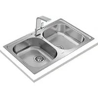 Teka Universe 80 T-xp 2c Ø Dobbelt Håndvask