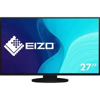 Eizo FlexScan EV2795-BK - Med FlexStand - LED-skærm - 27 - 2560 x 1440 - IPS - 350 cd/m² - 1000:1 - 5 ms - HDMI, DisplayPort, USB-C - højtalere - sort