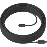Logitech Strong - USB-kabel - USB Type A (han) til USB-C (han) - USB 3.1 - 10 m - plenum, Active Optical Cable (AOC) - for Room Solution Huddle, Large