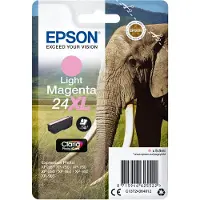 Epson 24XL - 9.8 ml - XL - lys magenta - original - blister med RF alarm - blækpatron - for Expression Photo XP-55, 750, 760, 850, 860, 950, 960, 970 Expression Premium XP-750, 850
