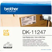 Brother DK-11247 - Sort på hvid - 103 x 164 mm 180 etikette(r) (1 rulle(r) x 180 etiketter - for P/N: US#QL-1060N