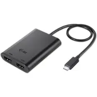 I-Tec - Ekstern videoadapter - USB-C 3.1 - 2 x HDMI - sort