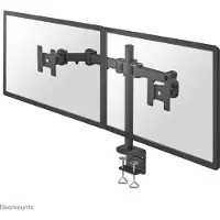 NeoMounts FPMA-D960D - Monteringssæt - fuld bevægelse - for 2 LCD displays - sort - skærmstørrelse: 10-27 - klemmemonterbar, skrivebordsmonterbar