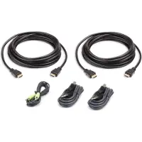 Aten - Video / audio / datakabelsæt - TAA-kompatibel - 3 m - for CS1142H, CS1142H4C, CS1144H, CS1144H4C, CS1148H