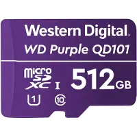 Western Digital WD Purple SC QD101 Ultra Endurance 512GB MicroSDXC UHS-1 U1 hukommelseskort