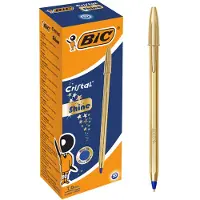 BIC Celebration Blue Oil Based Ink Pen 20 Enheder