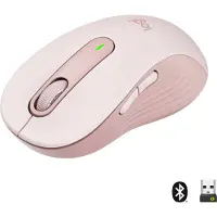 Logitech Signature M650 Large Wireless Rose - Mus - Optisk - 5 knapper - Pink