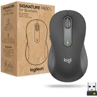 Logitech Signature M650 L for Business - Mus - 5 knapper - Sort