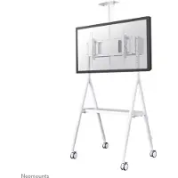 NeoMounts NS-M1500 - Vogn med hjul - for LCD display / AV system - hvid - skærmstørrelse: 32-65