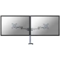NeoMounts FPMA-D935DG - Monteringssæt - fuld bevægelse - for 2 LCD displays - sølv - skærmstørrelse: 10-27 - øje, skrivebordsmonterbar