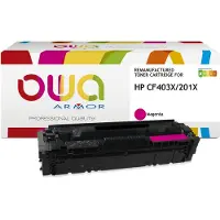 OWA Hp Color Lj Pro M252 M274 M277/cf403x/201x Kompatibel Toner