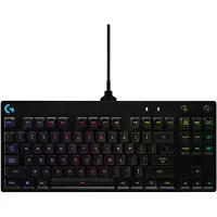 Logitech G Pro Mechanical Gaming Keyboard - keyboard - AZERTY - French - black - Gaming Tastatur - Fransk - Sort