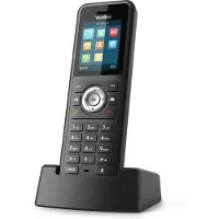 Yealink W59R - Ekstra trådløst håndsæt - med Bluetooth interface med opkalds-ID - DECT - 3-vejs opkaldskapacitet - sort