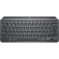 Logitech MX Keys Mini Minimalist Wireless Illuminated Keyboard - Graphite - US International (ISO) - Tastatur - US International - Sort