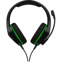 HyperX CloudX Stinger Xbox - Headset - fuld størrelse - kabling - 3,5 mm jackstik - Sort & Grøn