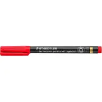Staedtler Lumocolor Special Fin permanent mark?r for overtrukne overflader og glasr?d 319 F-2