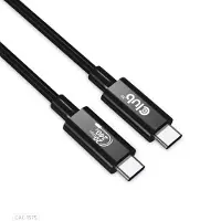 Club 3D - USB-kabel - USB-C (han) til USB-C (han) - USB4 Gen2x2 - 48 V - 5 A - 2 m - tovejs, 4K60 Hz support, op til 240 W strømforsyningssupport, forlænget strømrækkevidde (EPR)