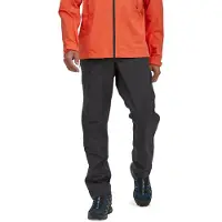 Patagonia - Vandretøj - M's Granite Crest Rain Pants Black til UnisexNylon - Størrelse L - Sort