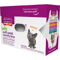 Smolke Smølke Soft Paté Variety Box combipack kattefoder 16 x 80 gr