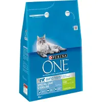 Purina One SÆRPRIS! 2 x 2,8 /3 kg - Steriliseret kattekalkun, hvede (2 x 3 kg)