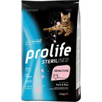 PROLIFE Cat Sensitive Steriliseret svinekød & ris - 7 kg