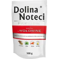 Dolina Noteci Premium i poser, 20 x 500 g - Rig på oksekød