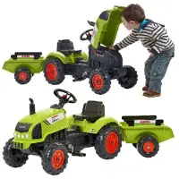 Falk Traktor med vogn Claas