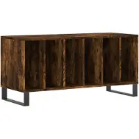 vidaXL pladeskab røget eg 100x38x48 cm