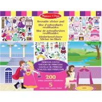 Melissa & Doug Genanvendelig klistermærkeblok Prinsesseslottet
