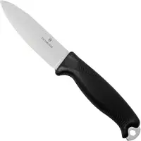 Victorinox Venture, Enkelt, Militærkniv, Dråbepunkt, Stål, Termoplastisk elastomer (TPE), Sort