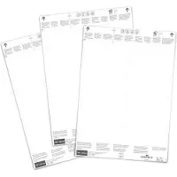 Durable Indstiksark til lagerlommer 100x38 mm hvid Laser/Inkjet - (240 stk.)
