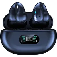 Mtp Products YYK Q80 Støjreduktion Open Fit TWS Høretelefoner - Sort