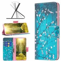 Mtp Products Wonder Series Xiaomi Redmi 10 5G/Note 11E Pung - Hvide Blomster