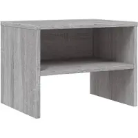 vidaXL Sengebord 40x30x30 Cm Konstrueret Træ - 1 / Grå sonoma-eg