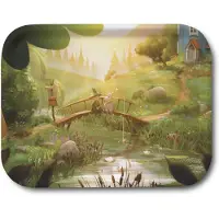 Opto Design Moomin TV-Series bakke 27x20 cm Moomin & Snufkin bridge