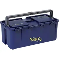 Raaco Compact 15, Værktøjskasse, Polypropylen, Blå, 20 kg, Hængsel, 426 mm
