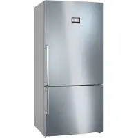 Bosch Serie | 6 KGN86AIDR - Køleskab/fryser - bund-fryser - bredde: 86 cm - dybde: 81 cm - højde: 186 cm - 631 liter - Klasse D - inox-easyclean
