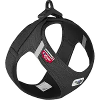 Curli Vest Harness Clasp Air-Mesh - Sort - M