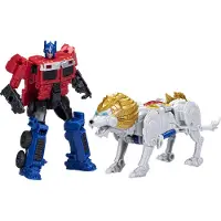 Hasbro : Rise of the Beasts Movie Beast Alliance Beast Combiners 2-Pack Optimus Prime & Lionblade Toys Alder 6 og op 5-tommer