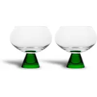 By On Indy glas 24 cl 2-pak Grøn/Klar