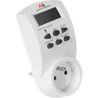 Macleans MCE05, Daglig/ugentlig timer, Hvid, Digital, Knapper, 12t/24t, CE