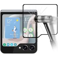 Mtp Products Samsung Galaxy Z Flip5 Full Cover Ydre Hærdet Glas - Sort Kant