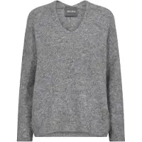 Mos Mosh Pullover grå-meleret