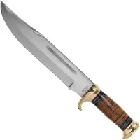 Rough Ryder Stacked Leather Bowie